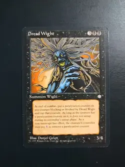 Dread Wight LP x1 Ice Age MTG Magic the Gathering 1x - Image 1