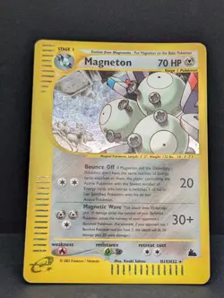 Magneton H19/H32 Skyridge Holo Ultra Rare Pokemon TCG Nintendo LP - Image 3