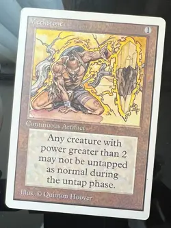 Magic the Gathering MTG Unlimited Meekstone NM- (Beta Bob) - Image 1