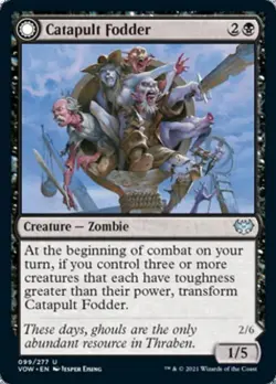 Catapult Fodder / Catapult Captain - Near Mint MTG Innistrad: Crimson Vow - Image 1