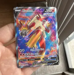 Pokemon Blaziken V Full Art Rapid Strike Ultra Rare Holo 161/198 English 2021 - Image 1