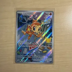 Pokemon TCG Chimchar MEP041 First Partner 30th Anniversary Black Star Promo NM - Image 1