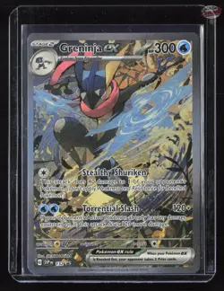 Greninja ex Scarlet & Violet Promo 132 - NM+ - Image 1