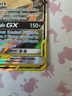Pokemon TCG Raichu & Alolan Raichu GX Unified Minds 54/236 TAG TEAM Holo UR - Image 5