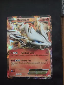 Reshiram EX 29/113 Legendary Treasures Ultra Rare Holo Pokemon Card MP - Image 1