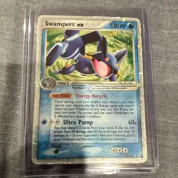 Swampert ex EX Team Magma vs Team Aqua Rare Holo EX Stage 2 150 HP Card - Image 1