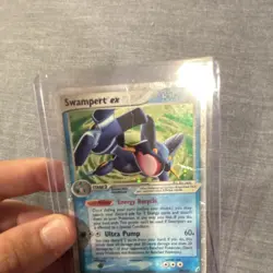 Swampert ex EX Team Magma vs Team Aqua Rare Holo EX Stage 2 150 HP Card - Image 3