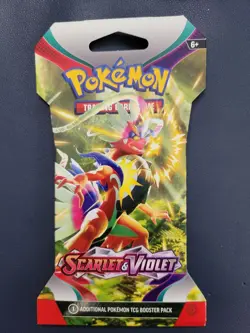 Nintendo Pokemon TCG Scarlet & Violet Sleeved Booster Pack - 10 Cards 820650853258 - Image 1