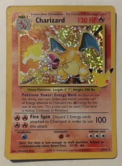 2021 Pokemon Celebrations Charizard 25th Anniversary 004/102 HOLO - Image 1