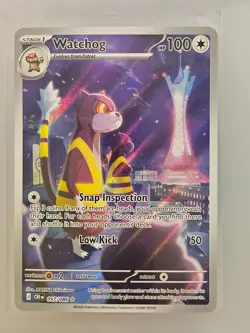 Watchog 97/86 Illustration Rare Pokemon TCG Chaos Rising ME04 NM - Image 1