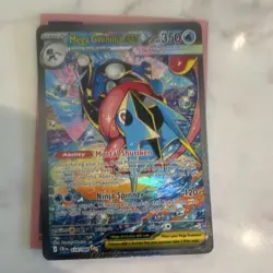 Mega Greninja EX 116/086 BREAKthrough Full Art Holo Rare English Pokemon TCG - Image 1
