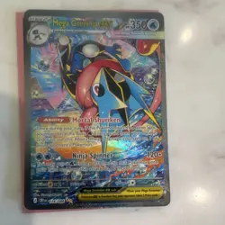 Mega Greninja EX 116/086 BREAKthrough Full Art Holo Rare English Pokemon TCG - Image 3