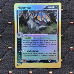 Mightyena Reverse Holo Ruby & Sapphire 10/109 Pokemon TCG | Atsuko Nishida | HP - Image 1