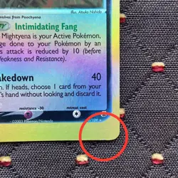 Mightyena Reverse Holo Ruby & Sapphire 10/109 Pokemon TCG | Atsuko Nishida | HP - Image 3