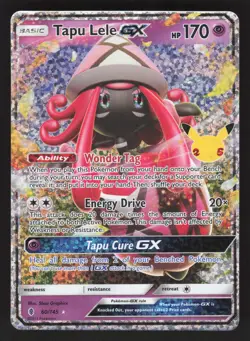 Tapu Lele GX 60/145 Pokemon TCG Celebrations: Classic Collection NM - Image 1