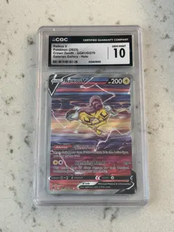 CGC 10 Raikou V GG41/GG70 Crown Zenith Galarian Gallery Holo Ultra Rare - Image 1