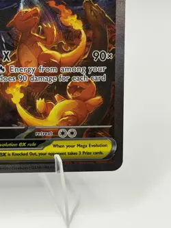 Pokemon Mega Charizard x EX 125/094 Full Art Secret Rare - Amazing Centering 🔥 - Image 4