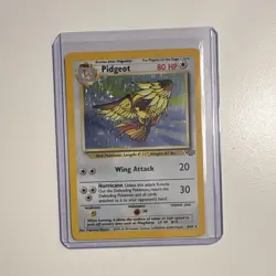 Pokemon Pidgeot 8/64 Jungle Holo Rare Unlimited English 1999 80 HP - Image 1