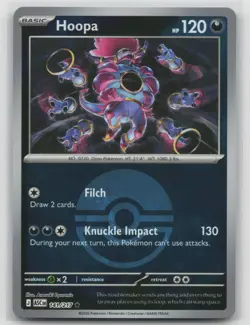 Hoopa (Poke Ball) 141/217 Holo Rare Ascended Heroes Pokemon Reverse Holo NM - Image 1