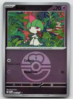 Ralts (Love Ball) 087/217 Common Ascended Heroes Pokemon Near Mint - Image 1