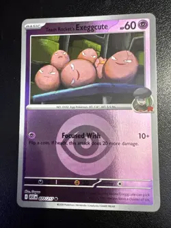 Team Rocket's exeggcute Energy Symbol 77/217 Ascended Heroes Pokemon Rev Holo NM - Image 1