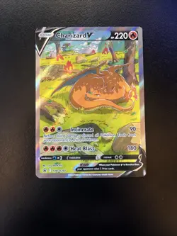 Pokemon Sword & Shield Charizard V SWSH260 Promo Full Art Holo 220 HP English - Image 1