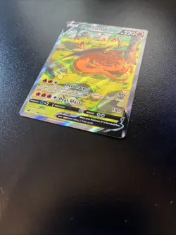 Pokemon Sword & Shield Charizard V SWSH260 Promo Full Art Holo 220 HP English - Image 2