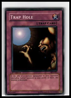 1st Edition Starter Deck: Yugi #SDY-027 Trap Hole - Image 1