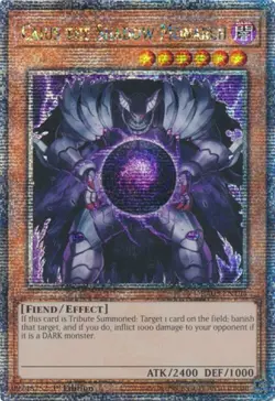 Yugioh! LP Caius the Shadow Monarch - RA03-EN194 - Quarter Century Secret Rare - - Image 1