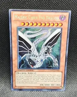 Yugioh Malefic Cyber End Dragon YMP1-EN004 Secret Rare Limited Edition NM - Image 1