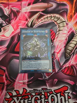 YUGIOH - GORGON OF ZILOFTHONIA - SECRET RARE - DUAD - 1ST ED - NM - Image 1