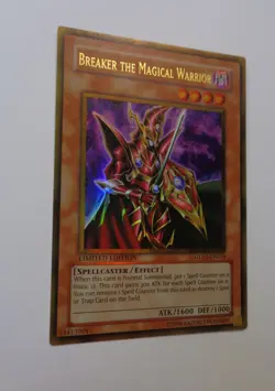 Breaker the Magical Warrior GLD1-EN014 (Gold Rare, Limited, Lightly Played / LP) - Image 1
