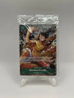Monkey.D.Luffy P-135 (Winner Stamp)OP16 Pre-Release Event Promo Card Sealed - Image 1