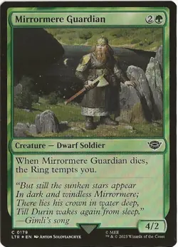 Mirrormere Guardian 179 Common MTG Lord of the Rings Middle Earth NM/MT - Image 1