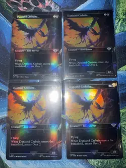 Dunland Crebain (Borderless) 4x MTG LOTR - Image 1