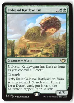 Colossal Rattlewurm - Outlaws of Thunder Junction (159) - MTG - Image 1