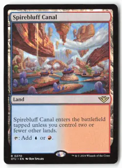 Spirebluff Canal - Outlaws of Thunder Junction (270) - MTG - Image 1