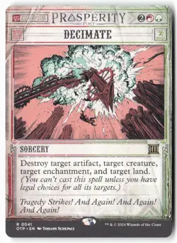 Decimate - Outlaws of Thunder Junction: Breaking News (41) - MTG - Image 1
