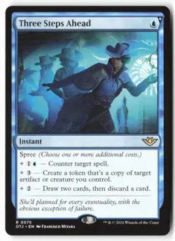 Three Steps Ahead - Outlaws of Thunder Junction (75) - MTG - Image 1