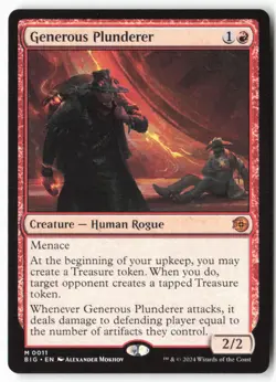 Generous Plunderer - Outlaws of Thunder Junction: The Big Score (11) - MTG - Image 1