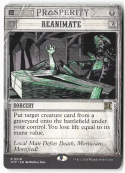 Reanimate - Outlaws of Thunder Junction: Breaking News (18) - MTG - Image 1