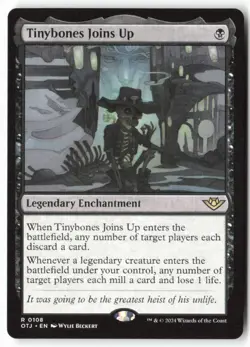 Tinybones Joins Up - Outlaws of Thunder Junction (108) - MTG - Image 1