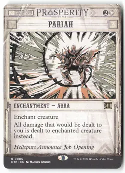 Pariah - Outlaws of Thunder Junction: Breaking News (5) - MTG - Image 1