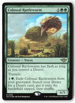 Colossal Rattlewurm - Outlaws of Thunder Junction (159) FOIL - MTG - Image 1
