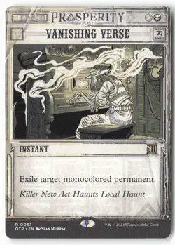 Vanishing Verse - Outlaws of Thunder Junction: Breaking News (57) - MTG - Image 1