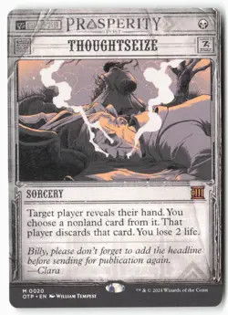 Thoughtseize - Outlaws of Thunder Junction: Breaking News (20) - MTG - Image 1