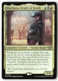 Marchesa, Dealer of Death - Outlaws of Thunder Junction (220) FOIL - MTG - Image 1