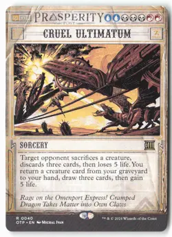 Cruel Ultimatum - Outlaws of Thunder Junction: Breaking News (40) - MTG - Image 1