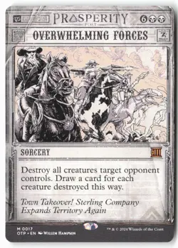 Overwhelming Forces - Outlaws of Thunder Junction: Breaking News (17) - MTG - Image 1
