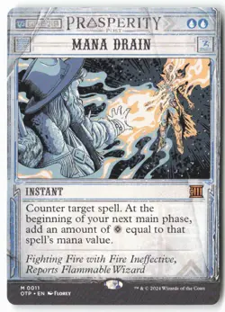 Mana Drain - Outlaws of Thunder Junction: Breaking News (11) - MTG - Image 1